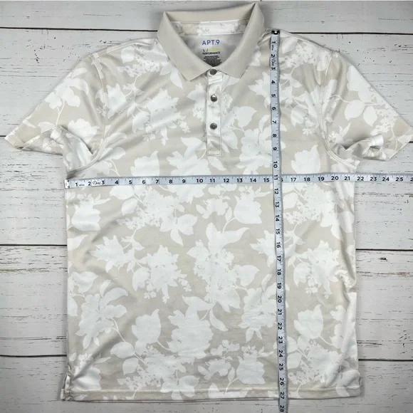 Apt 9 Premier Flex Performance Floral Polo L - Picture 5 of 5